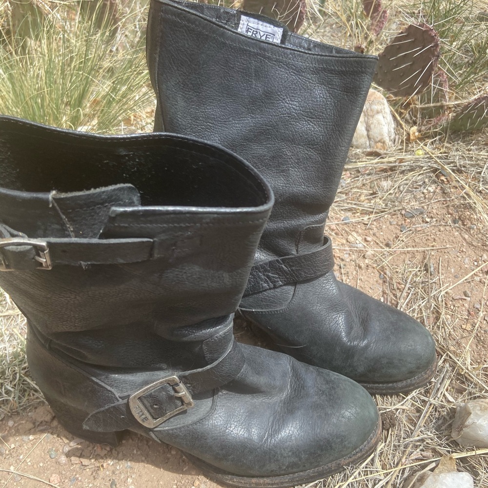 Frye Vera slouch heeled boots - Picture 5 of 7